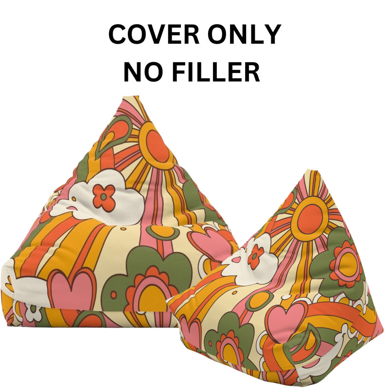 Polyester Bean Bag Cover, 29" H x 38" W x 42" D
