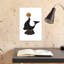 Playful Circus Seal Geometric Playful Whimsical Animal Ocean Wall Art Print 1 Piece Wrapped Canvas Wall Art-1858369230