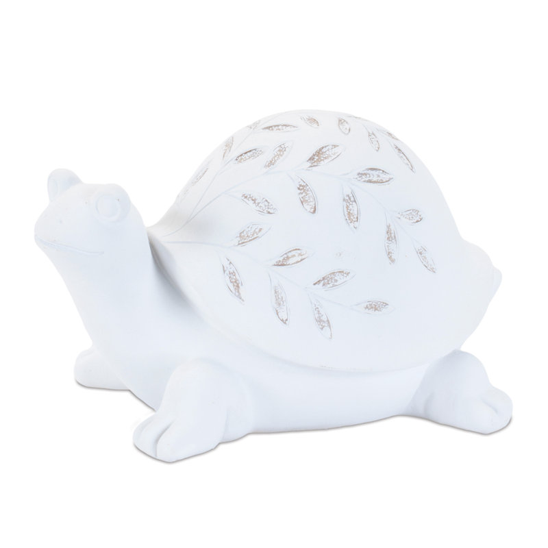 Etched Frog and Turtle Figurine