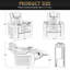 Fauteuil inclinable électrique haut de gamme avec cuir fleur, fonctions réglables, pour le divertissement à domicile