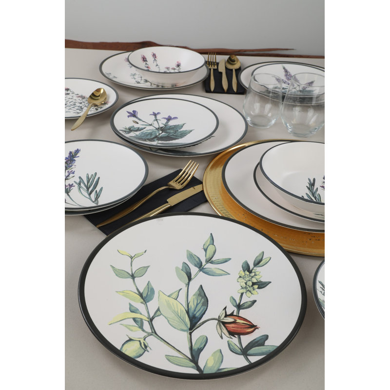 Ensemble de 6 assiettes en céramique Dilesh