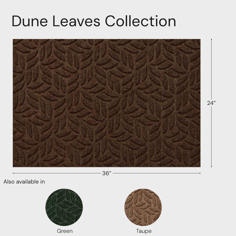 Tapis de sol Ebern Designs, Brun