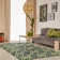 Tapis bleu sarcelle Chval