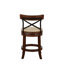 Tabouret pivotant en bois massif-69426647-69426648