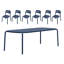 Toni Tablo Outdoor Dining Table Set With Chairs-813527577-830186618