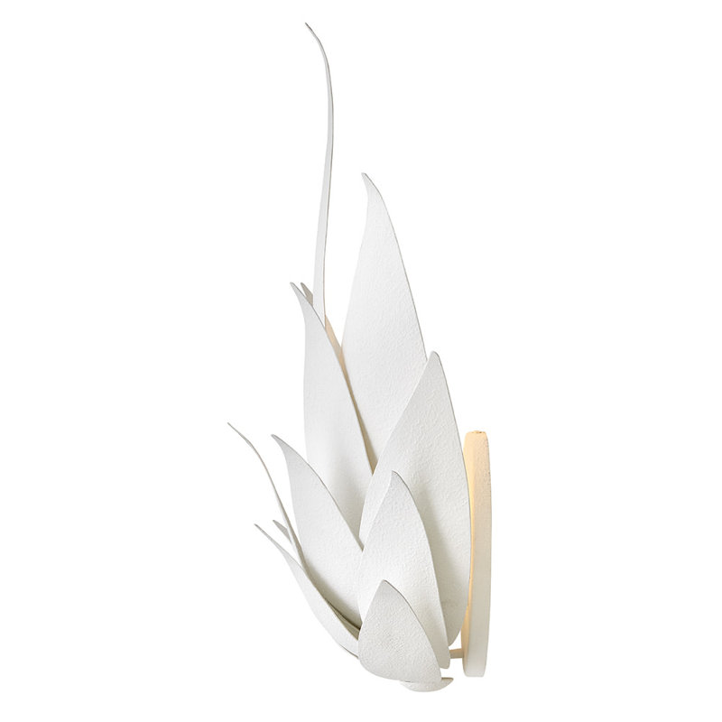 Agave 2 - Light Sconce, White