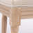 French Style Solid Wood Frame Square Rattan Back Dining Chair,set Of 2
