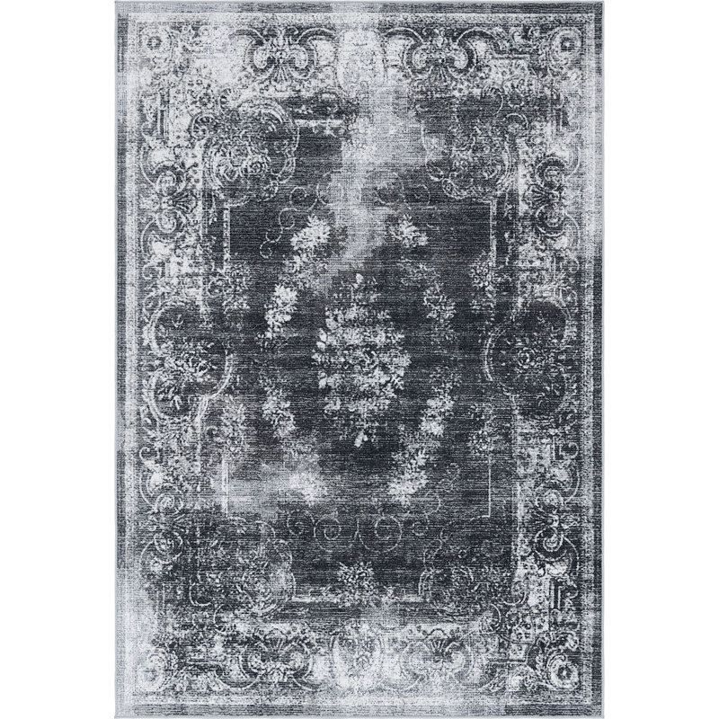 Clevinger Oriental Indoor Rug, Rectangle 6'1" x 9'