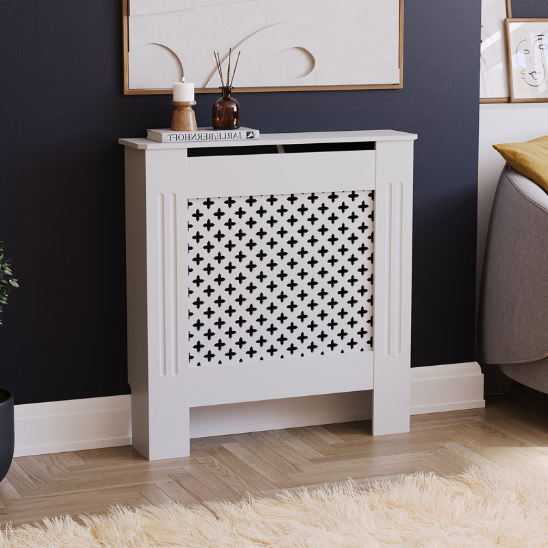 Reta Radiator Cover, 82cm H x 78cm W x 19cm D, White