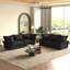 Canapé moderne noir 90,55 po Cloud