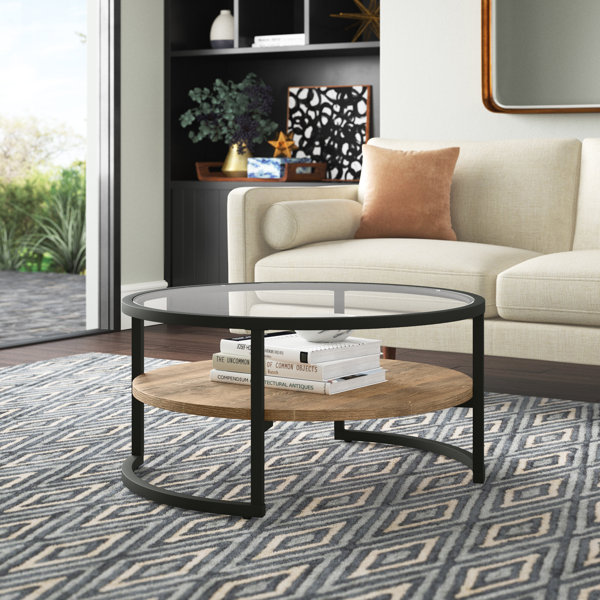 Ivy Bronx Lindsae Glass Top Coffee Table & Reviews - Wayfair Canada