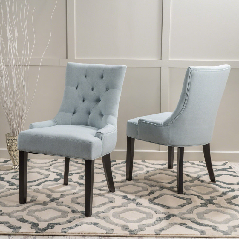 Chaise de salle à manger Cheney, Bleu clair