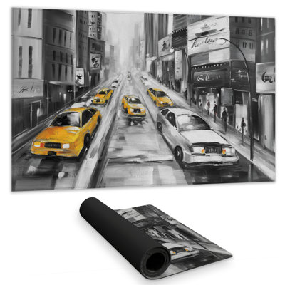 Yellow Taxis in New York Gaming Mat | Living Room Decor
