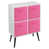 White/Dark Pink/Black selected