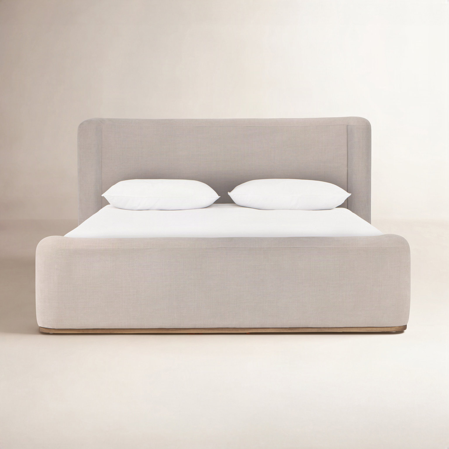 Fane Wingback Bed, King, Holland Sand