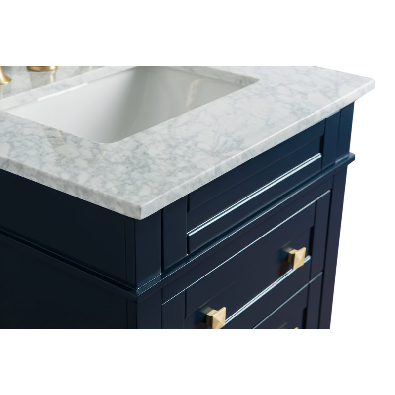 Alex 24'' W Single Vanity, Blue