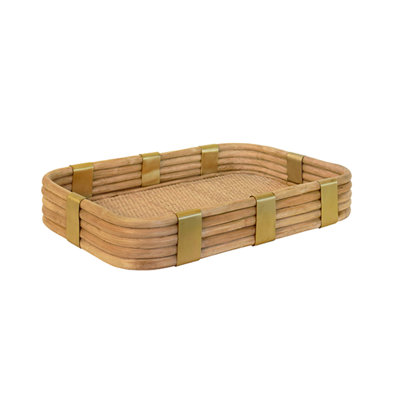 Barley Rattan Tray