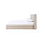 Lit plateforme tapissier Viski Brun Boucle-100964991