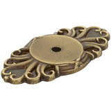 Ribbon and Reed Backplate Novelty Backplate for Knobs
