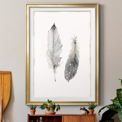 Flight Of Fancy II - Matted and Framed Under Glass, Large Living Room Wall Art