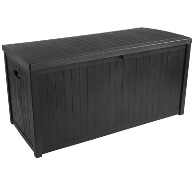 Outdoor Storage Box - 113 Gallon Lockable Deck Box for Pool Accessories, Patio Furniture Cushions, or Package Delivery for Outside by Pure Garden