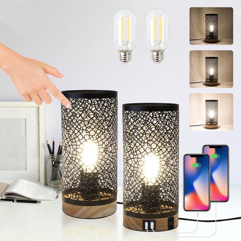 Lights Metal USB Novelty Lamp, Black