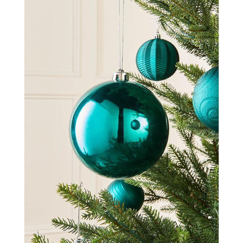 Solid Colour Plastic / Acrylic Bauble, 16cm H x 14.99cm W x 14.99cm D