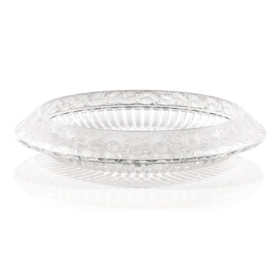 Marguerites Crystal Decorative Plate