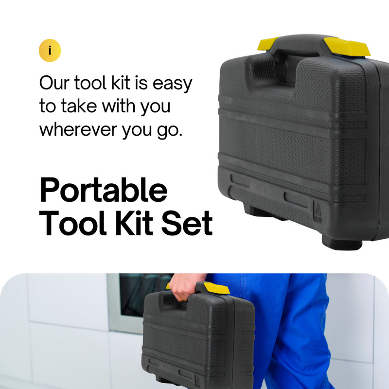 Ensemble d'outils 39 pièces - Trousses d'outils tout usage pour la maison