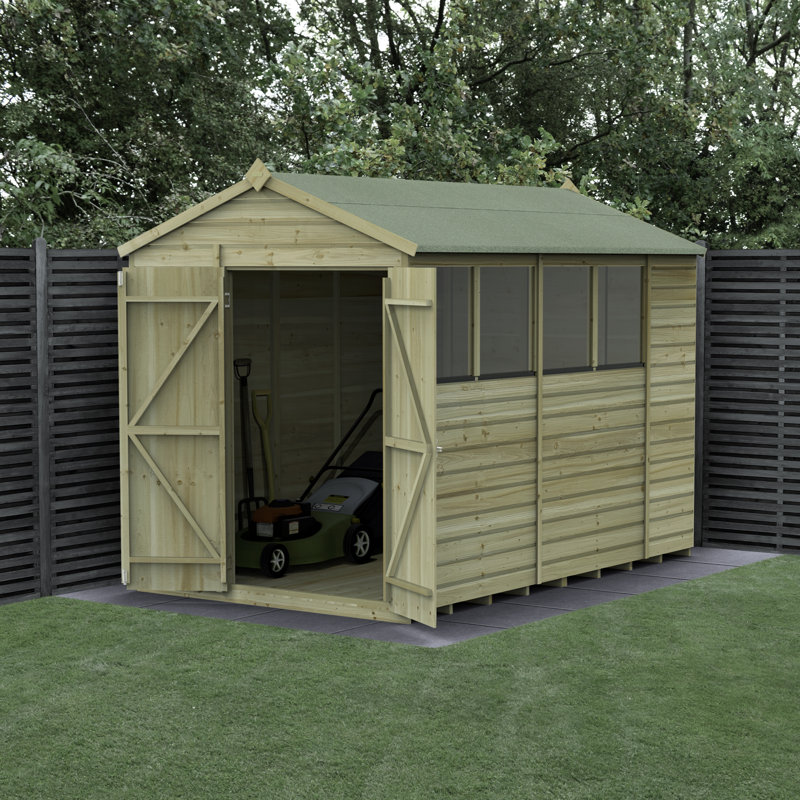 Beckwood 6x10 Pressure Treated Shiplap Apex Garden Shed