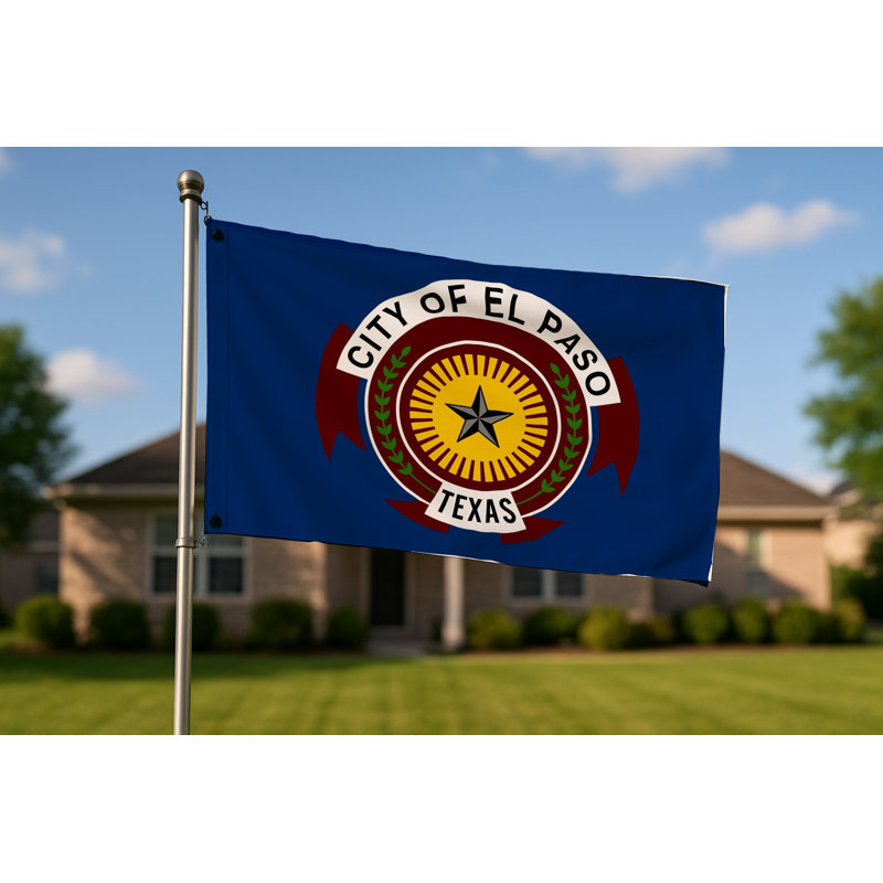 Drapeau de la ville d'El Paso — Drapeau