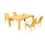 Canberra Outdoor 5 - Piece Teak Dining Set