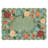 Green Floral Rug 8x10 Washable Rug Scalloped Botanical Rug Living Room Rug Bedroom Rug with Non Slip Backing, Soft Thin Rug, Low Pile Foldable Rug, Aesthetic Printed Rug-514607122-514607112