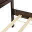Grand lit de style traditionnel avec tête et pied de lit, USB, lit en bois de pin avec cadre de lit renforcé, brun riche-1869046912