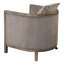 Fauteuil demi-tonneau en chenille de 29 po de large Kuehl