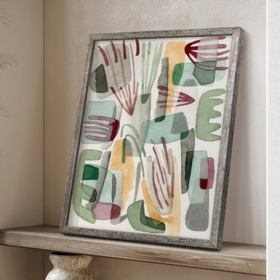 Sea Abstract I Framed Print - Solid Wood