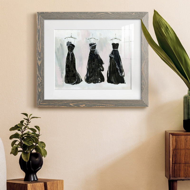Noir et bling I - peinture encadrée, H 24 po x l 18 po x P 1,5 po, Gris, Blanc