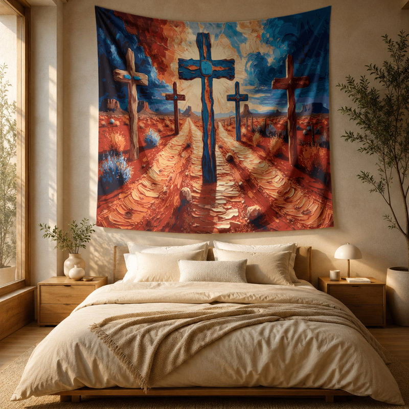 Tapisserie murale Southwestern, 51 po x 60 po