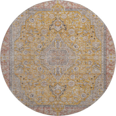 Premium Machine Washable Baford AMF1651 Global Rug