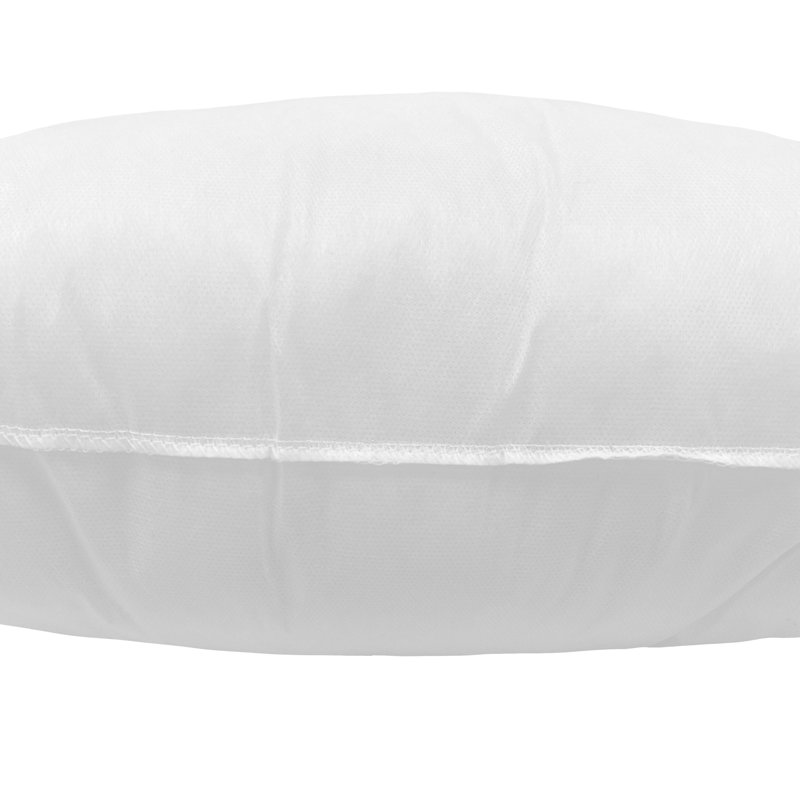 Coussin intérieur / extérieur en polyfill blanc, Carré 26 po, Polyester