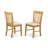 5 Piece Modern Dining Table Set Includes an Oval Wooden Table with Butterfly Leaf and 4 Linen Fabric Kitchen Dining Chairs, 42x60 Inch, Oak-256744614-246144225