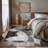 Rambo Contemporary Distressed Circle Area Rug-100078654