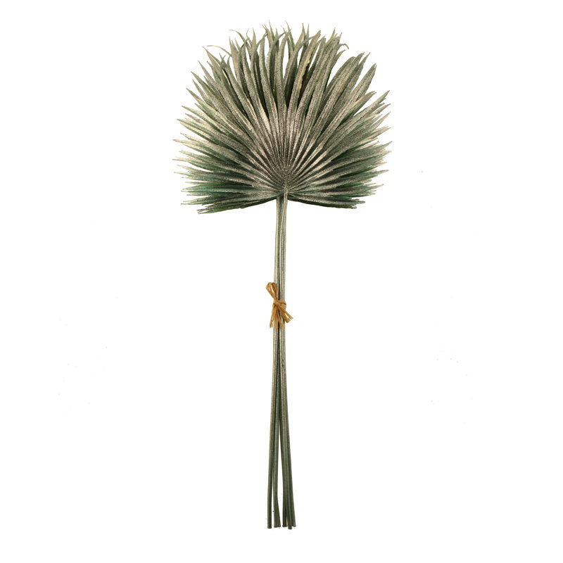 60cm Faux Palm Branch, Green