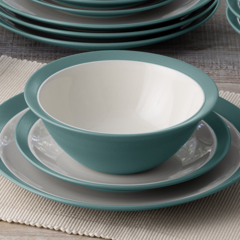 Couvert individuel 4 pièces Noritake Colorwave, Turquoise