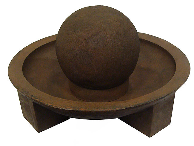 Fontaine d'extérieur 31 "Brown Ball Pool