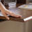Walnut Rectangular Solid Wood Standing desk-1805540773