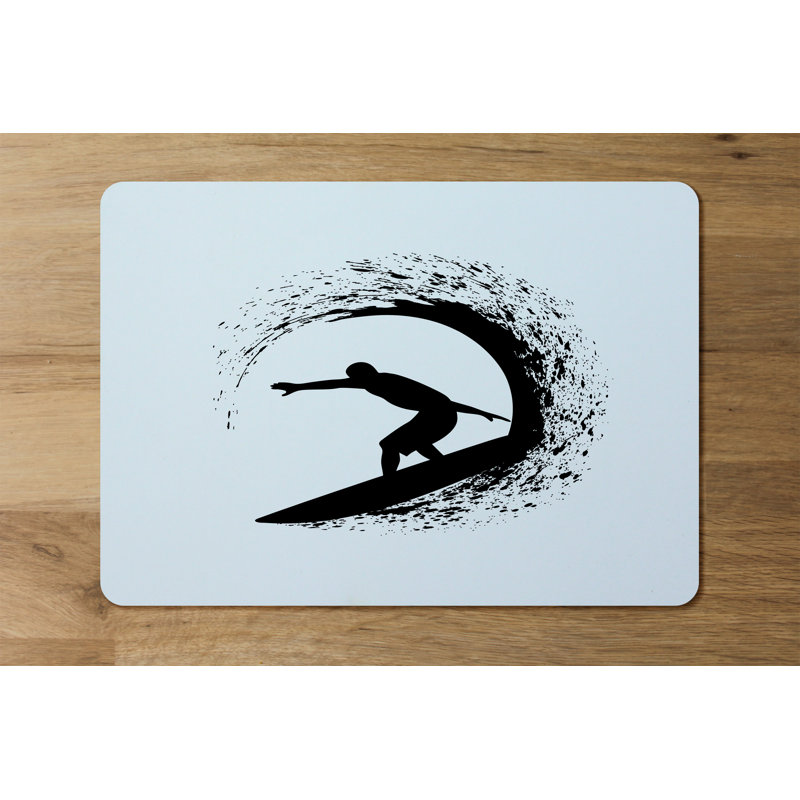 Madelynn Polyester, Wood No Pattern Rectangle Placemat