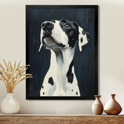 Portrait majestueux d'un grand danois - Toile murale pour chien