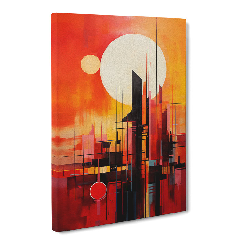 Sunrise Constructivism - Wrapped Canvas, 76cm H x 50cm W x 3cm D