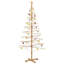 Wooden Christmas Tree with Stand Brown Bamboo-1332313354